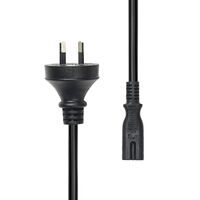 Power Cord Australia to C7 2M , Black ,