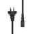 Power Cord Australia to C7 2M , Black ,