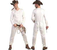 pyjama cowboy blanc taille m-l