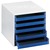 Schubladenbox 5 Laden hellgrau/blau M+M 30050911