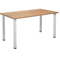 Multifunctionele tafel DUO-U, recht blad