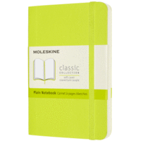 Notizbuch Pocket A6 blanko Softcover limettengrün
