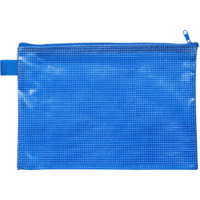Reißverschlusstasche A5 EVA-Material blau