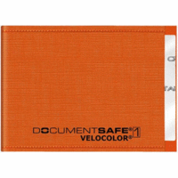 Kartenschutzhülle Document Safe RFID mit Abschirmfolie 90x63mm orange