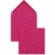 Briefumschläge 155x155mm 100g/qm gummiert VE=100 Stück pink