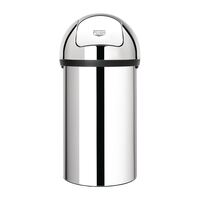 Brabantia Push Bin Made of Stainless Steel with Non Scratch Base - 60L