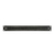 ADAM HALL 19" U-Rackblende mit Bürstenleiste zur Durchführung von Steckern und Kabeln (Höhe 1 HE | Materialstärke 1,5 mm | Größe der Öffnung 400 x 21 mm) - in schwarz