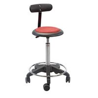 Upholstered stools, gas lift height adjustment 400-590mm.