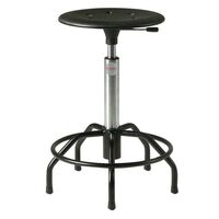 Industrial work stools - Plastic moulded seat, adjustment 310-380mm and spider steel base