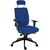 24 hour ergonomic fabric operator chair with headrest