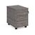 Office mobile pedestal drawers - delivery and install - 3 drawers, grey oak