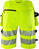 HighVis Green Handwerker Stretch-Shorts Kl.2,2646GSTP Warnsch.-gelb/marine - Rückansicht