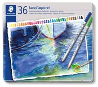 Staedtler "Karat" színes akvarell ceruza készlet 36db (125 M36 / TS125M36)