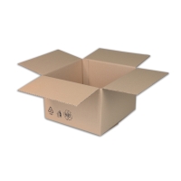Fedeles doboz, 3 retegű, 230 x 230 x 155 mm, barna, 25 darab