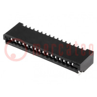 Connector: FFC/FPC; horizontal; PIN: 16; Non-ZIF; SMT; 0.5A; 1mm; 50V