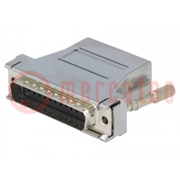 Transition: adapter; D-Sub 25pin male,RJ45 socket