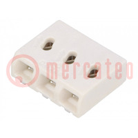 Connector: plug-in; DG2001; 3mm; ways: 3; 26AWG÷22AWG; 0.14÷0.34mm2