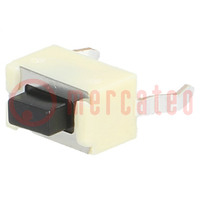 Microswitch TACT; SPST; Pos: 2; 0.05A/12VDC; 6x3.5x3.5mm; 5mm
