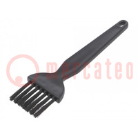 Brush; ESD; 3mm; Overall len: 140mm; Features: dissipative