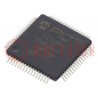 IC: PIC microcontroller; 64kB; 2.3÷3.6VDC; SMD; TQFP64; PIC32; 8MHz