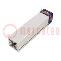 Disipador: extruído; L: 150mm; W: 40mm; H: 40mm; aluminio; crudo