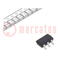 IC: wzmacniacz operacyjny; 1MHz; 2,7÷5V; Ch: 1; TSOP5; rolka,taśma