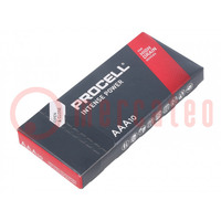Pile: alcaline; 1,5V; AAA; 1465mAh; non-rechargeable; 10pc; INTENSE