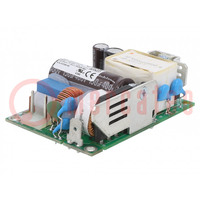 Power supply: switched-mode; open; 60W; 80÷264VAC; OUT: 1; 24VDC
