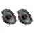 Car loudspeakers; two-way; 130mm; 60W; 80÷17000Hz; 4Ω; 2pcs.