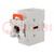 Switch-disconnector; Poles: 3; for DIN rail mounting,screw type