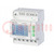 Meter: power quality analyser; for DIN rail mounting; LCD; 80A