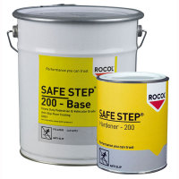 ROCOL Antirutschbeschichtung SAFE STEP 200, Rutschhemmung R11, 2-Komponent.,Farbe grau, Inhalt 5,0 l