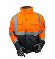 PROFIL Warn- und Wetterschutzjacke "Comfort" orange, Gr. L