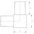 Skizze zu CROSO Eckbogen 90° für Vierkantrohr 40 x 40 x 2,0 mm, Edelstahl geschliffen V4A