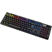 OMEGA Billentyűzet VARR Gaming, RGB, mechanikus, multimédia, Angol, fekete - VMK89B