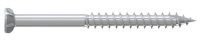 Schraubengrafik - Terrassenschrauben TS-A2, TX-Stern, Kopf 8mm Edelstahl A2, Ruspert, Schabenut, RN L241