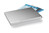 DURABLE Portabiglietti da visita tascabile in alluminio, 20 biglietti (90x55 mm), argento metallizzato