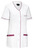 Damenkasack Veda Uni; Kleidergröße 40; weiß/brombeer