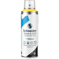 Schneider Schreibgeräte Paint-It 030 Supreme DIY Spray acrielverf 200 ml Geel Spuitbus