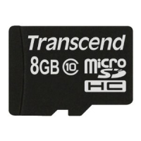 Transcend TS8GUSDC10 mémoire flash 8 Go MicroSDHC NAND Classe 10