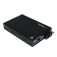 StarTech.com ET90110SC2 hálózati média konverter 200 Mbit/s 1310 nm Multi-mode Fekete