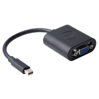 DELL 470-13630 adaptador de cable de vídeo Mini DisplayPort VGA (D-Sub) Negro