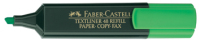 Faber-Castell 154863 evidenziatore 1 pz Punta smussata Verde