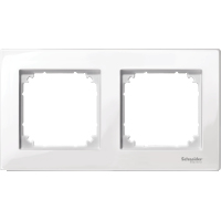 Schneider Electric MTN515219 Plaque de commutation et obturateur Blanc
