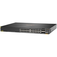 Aruba CX 6200F 24G Class-4 PoE 4SFP 370W Géré L3 Gigabit Ethernet (10/100/1000) Connexion Ethernet, supportant l'alimentation via ce port (PoE) 1U