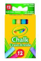 Crayola 12 coloured chalk Multi