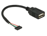 DeLOCK 84831 USB-kabel 0,15 m USB 2.0 USB A Zwart