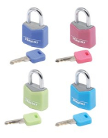 MASTER LOCK 9120EURQCOLNOP bőröndlakat Luggage key lock Alumínium Kék, Zöld, Rózsaszín, Lila