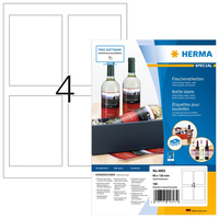 HERMA 4603 étiquette auto-collante Rectangle Permanent Blanc 160 pièce(s)