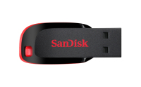 SanDisk Cruzer Blade USB flash meghajtó 16 GB USB A típus 2.0 Fekete